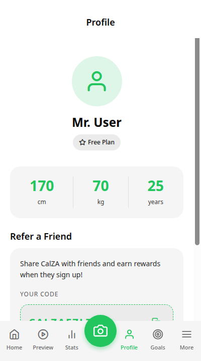 CalZA Profile